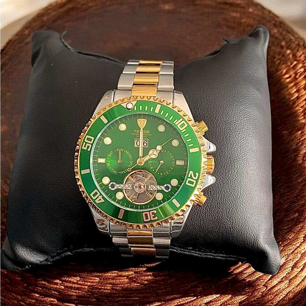 Men Tourbillon Automatic Mechanical Luminous Watch NWOT